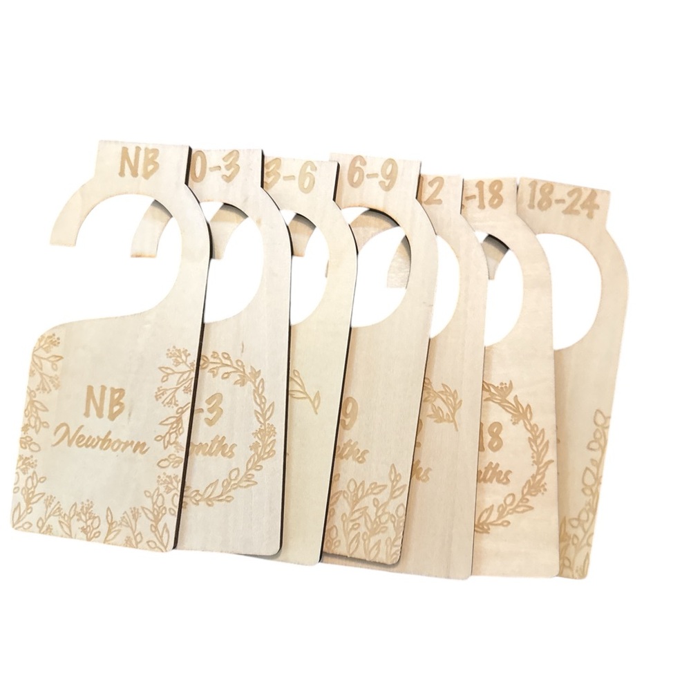 Little Miracles Wooden Baby Closet Dividers